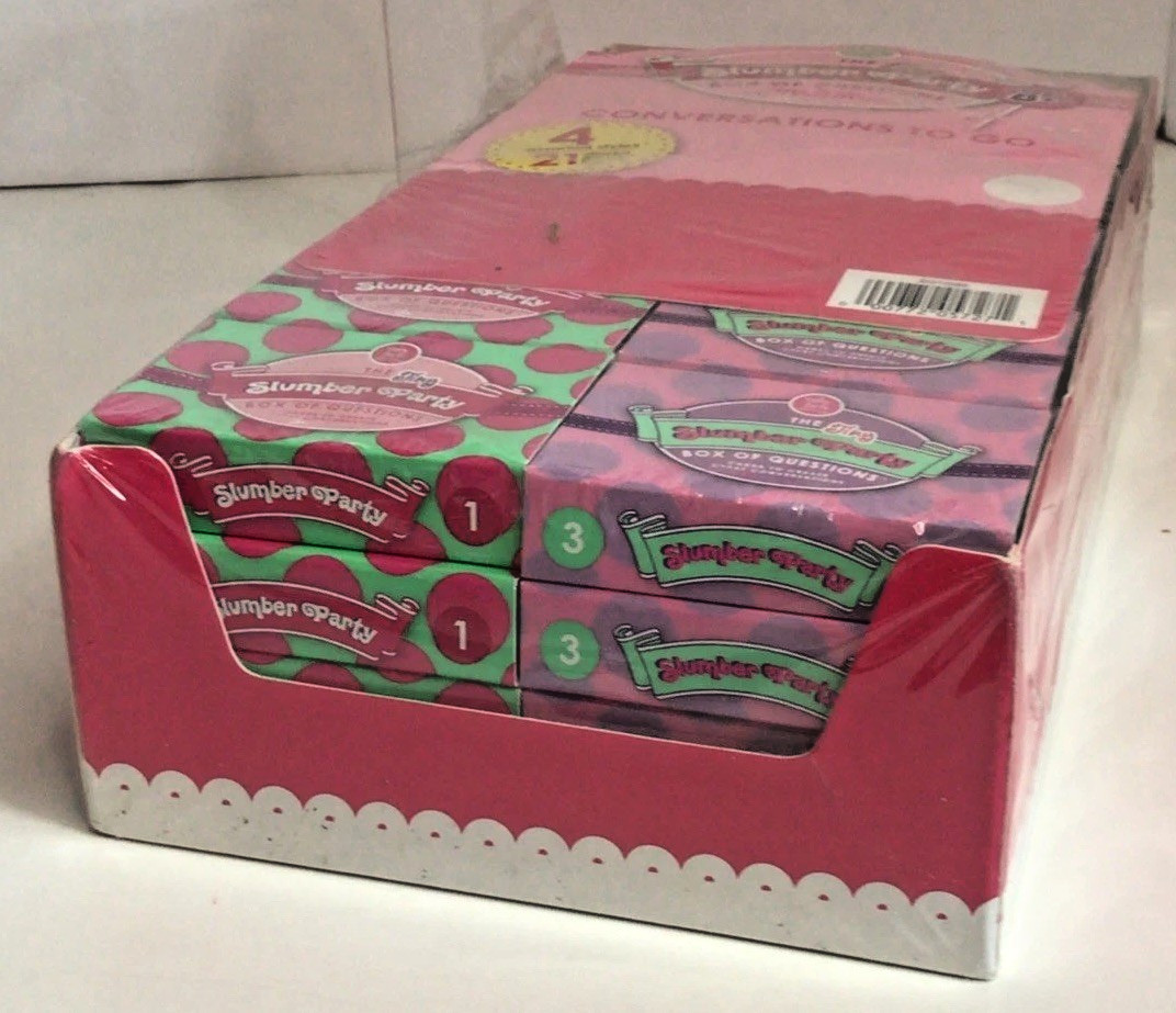 Slumber Party Game Tiny Box Of Questions Party Favors Melissa And Doug 46 Total