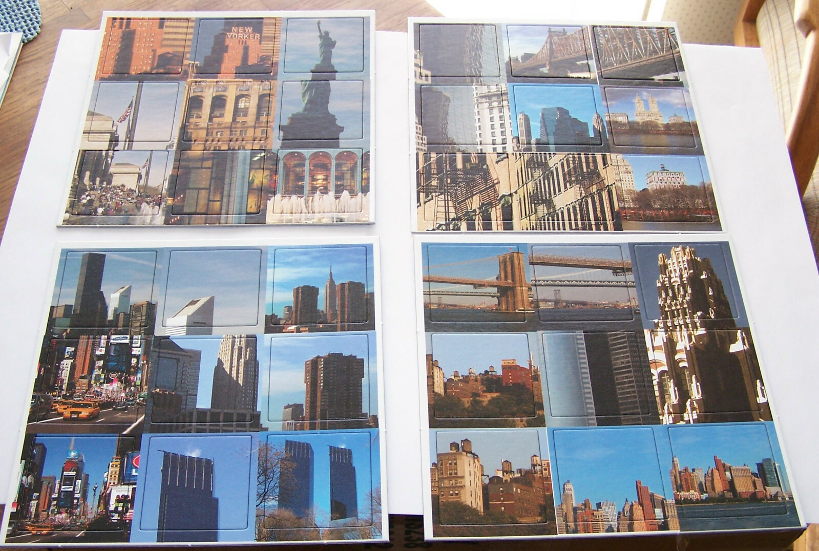EMEMO “NEW YORK (MANHATTAN) TILE MATCHING GAME – NEW COND.! (SEE SHIP SAVINGS)