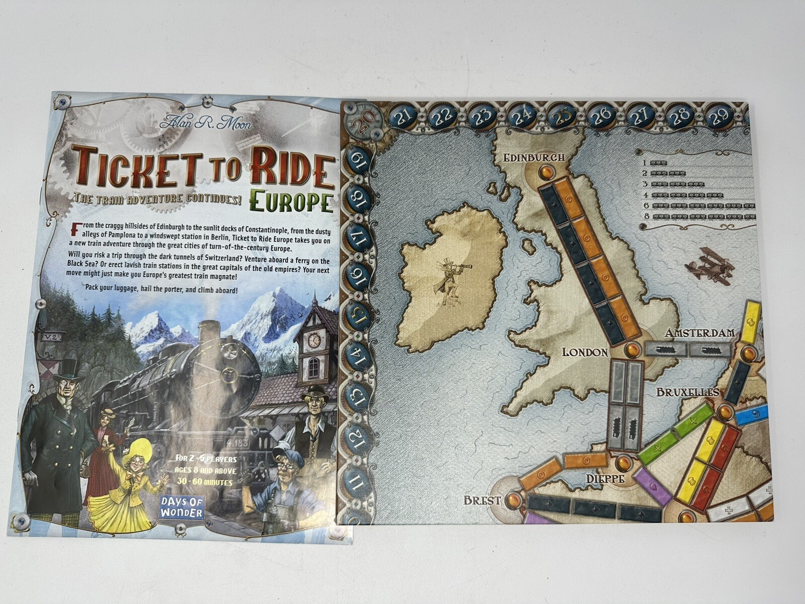 Days of Wonder Ticket to Ride Europe Board Game