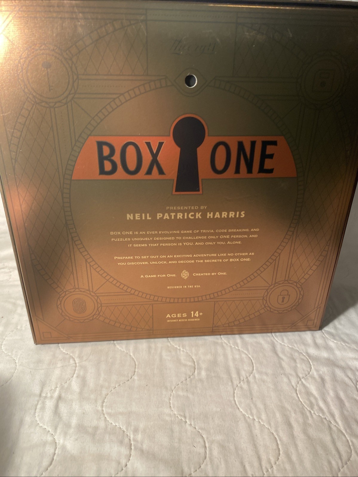Box One Game For One By Neil Patrick Harris Reset And Ready To Play Item#1918