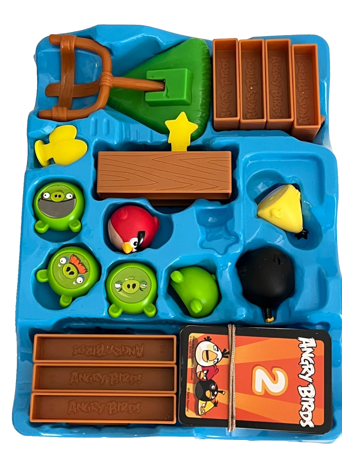 Angry Birds Knock On Wood Game 2010 – All Pieces, COMPLETE