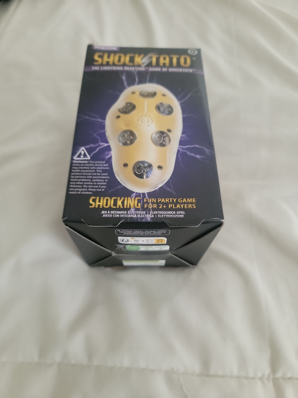 Shocktato Lightning Reaction Shocking Hot Potato Party Game Complete In Box