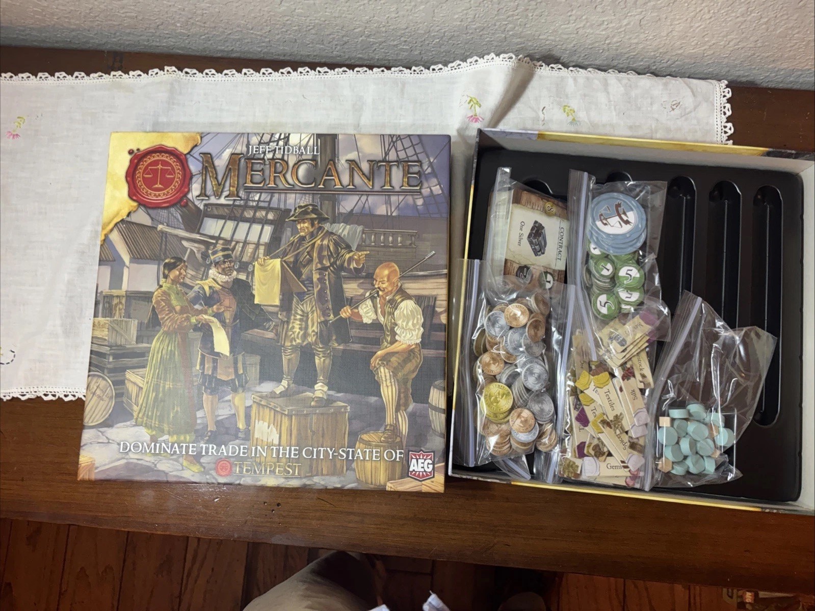 3 Board Game Lot Dominare Courtier Mercante By Alderac Entertainment Group AEG