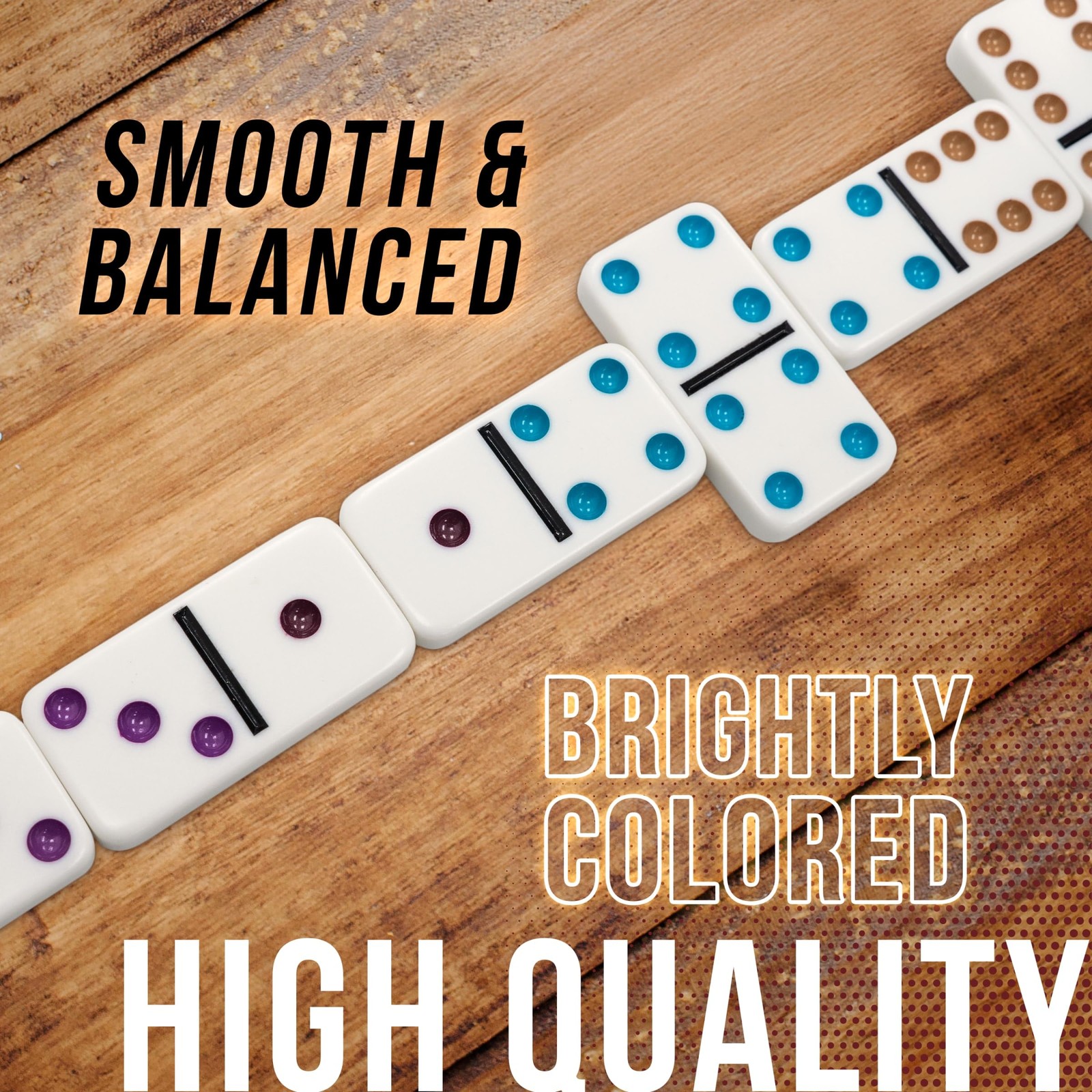 Front Porch Classics, Mexican Train Domino Set On-The-Go Aluminum Carrying