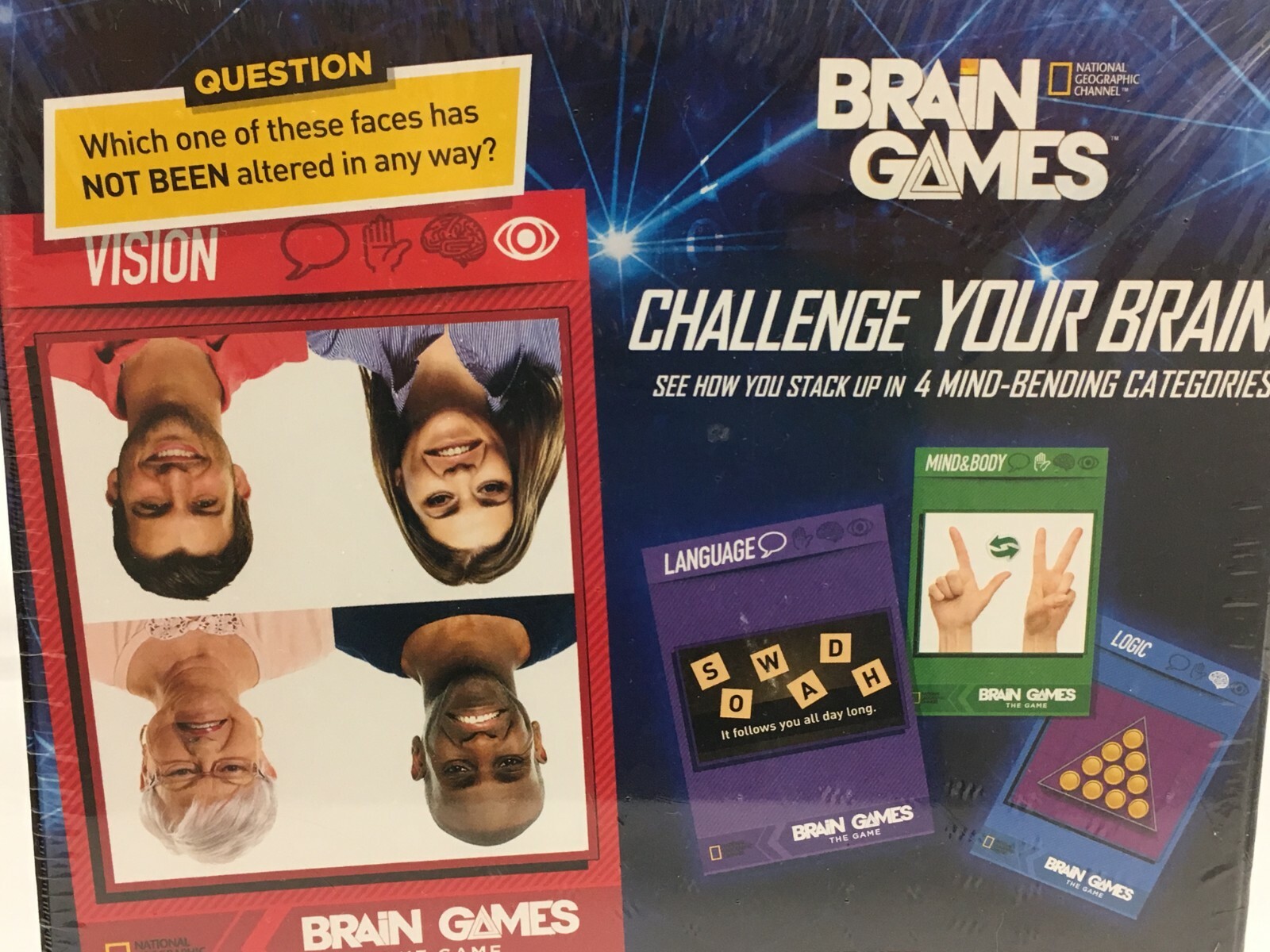 Brain Games The Game National Geographic Buffalo Mind Fooled New Sealed NIB