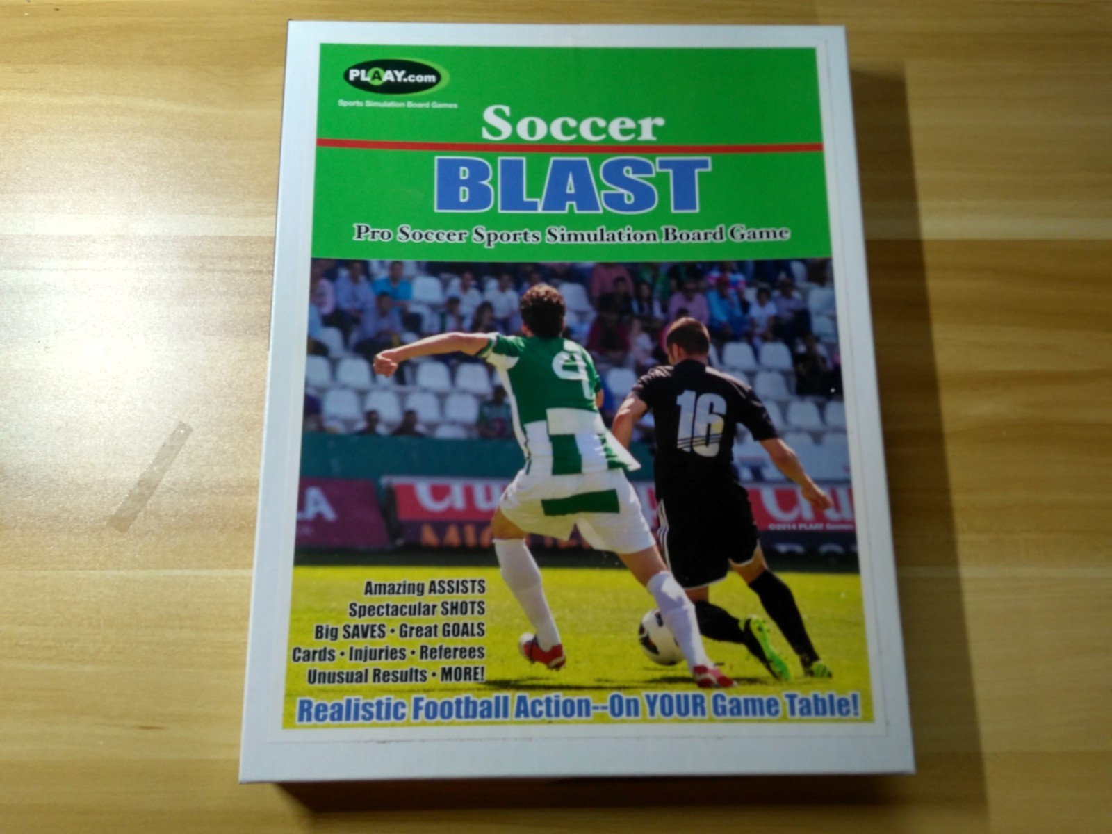 PLAAY Soccer Blast Pro Soccer Sports Simulation Board Game New Unused