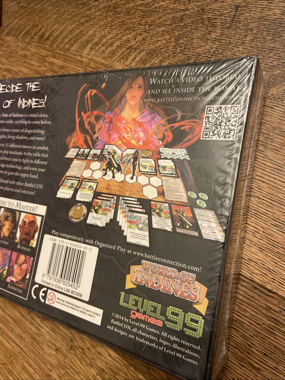 BATTLE CON War of Indines & Fate of the Indines Board Card Game Sealed