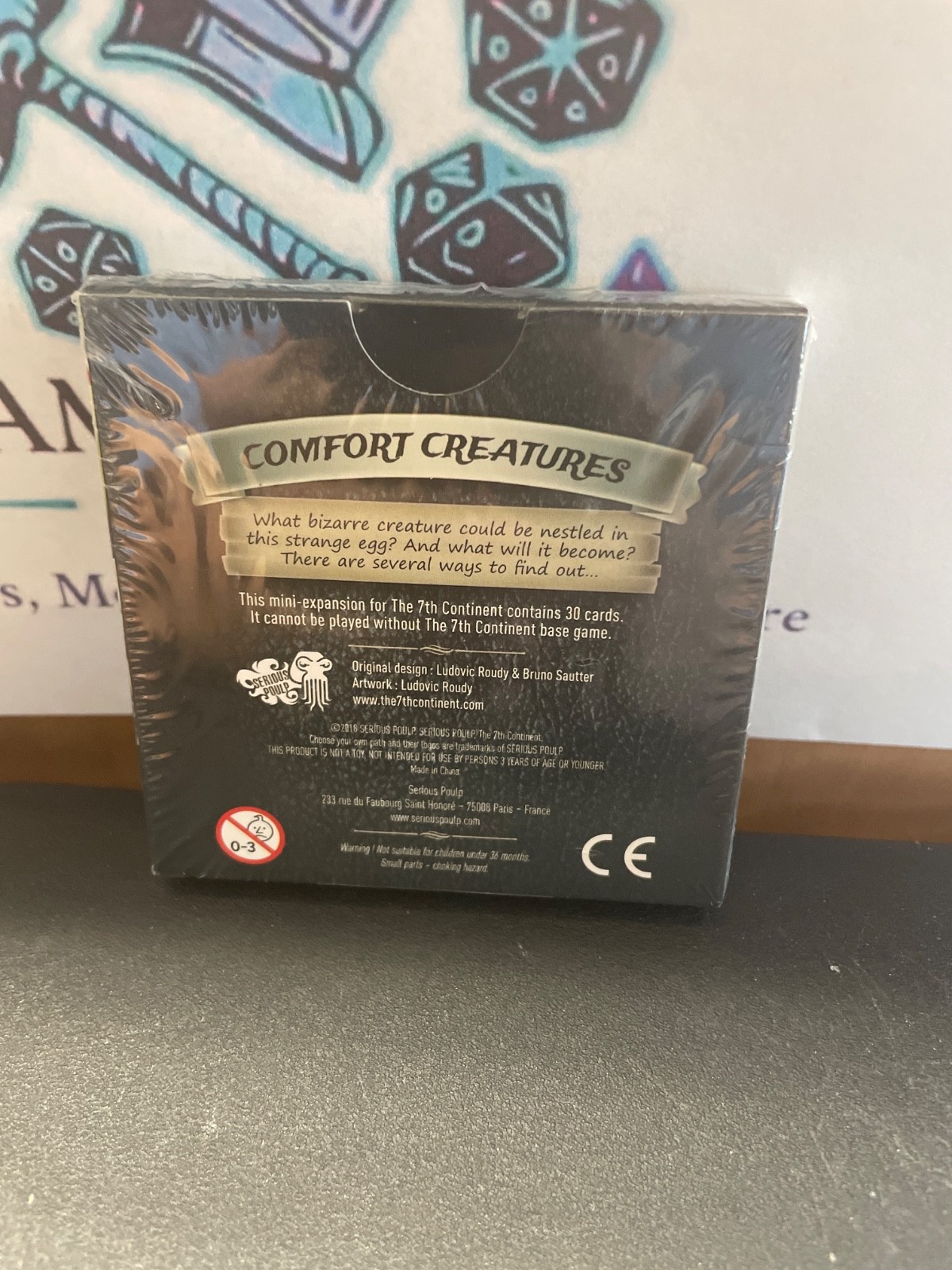 The 7th Continent Board Game Expansion Pack Comfort Creatures 2018 New Sealed
