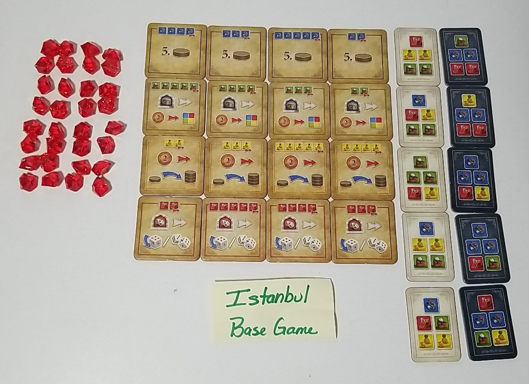 READ – ISTANBUL Base Board Game + Letters & Seals / Mocha & Basheesh Expansions