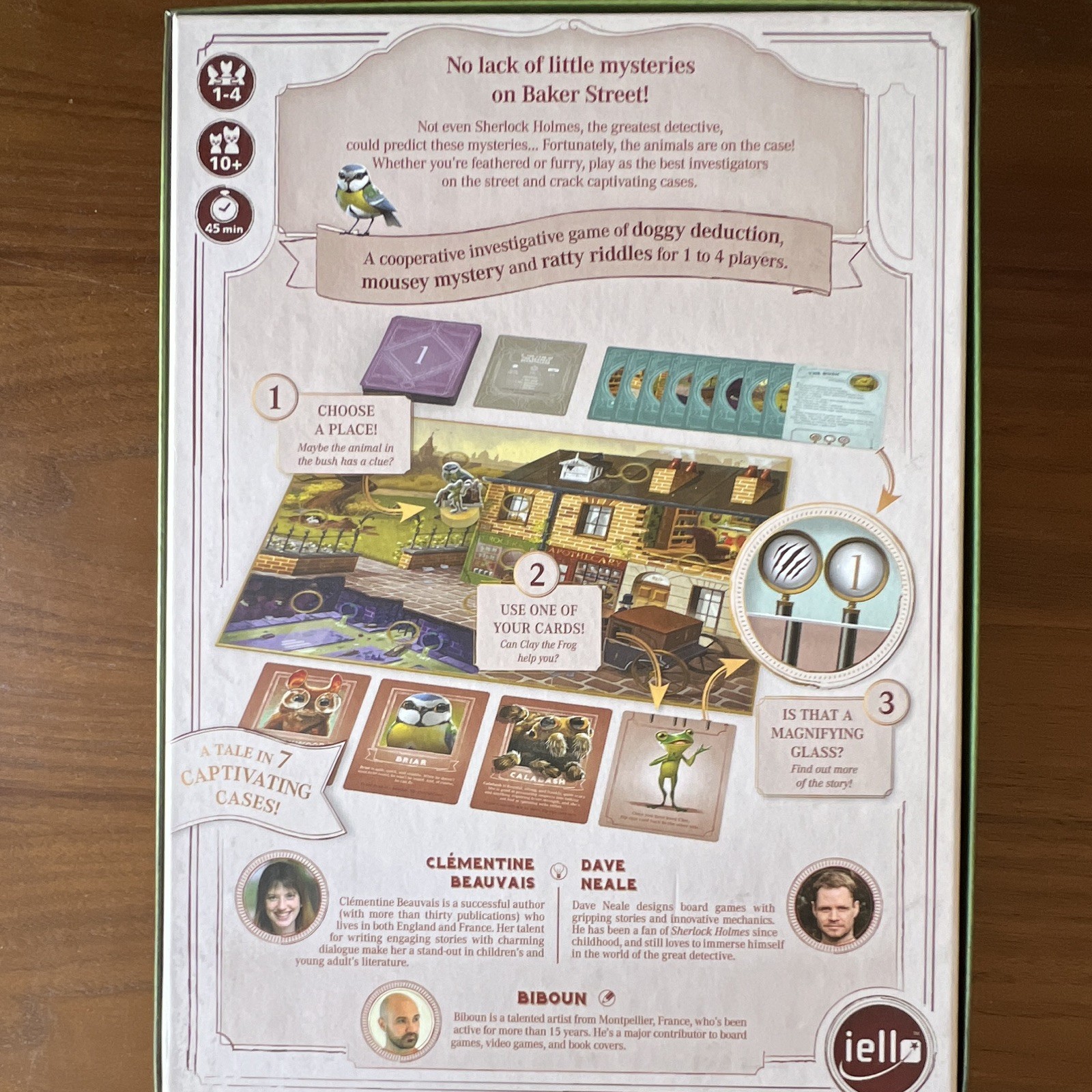 IELLO The Animals of Baker Street Board Game – Excellent