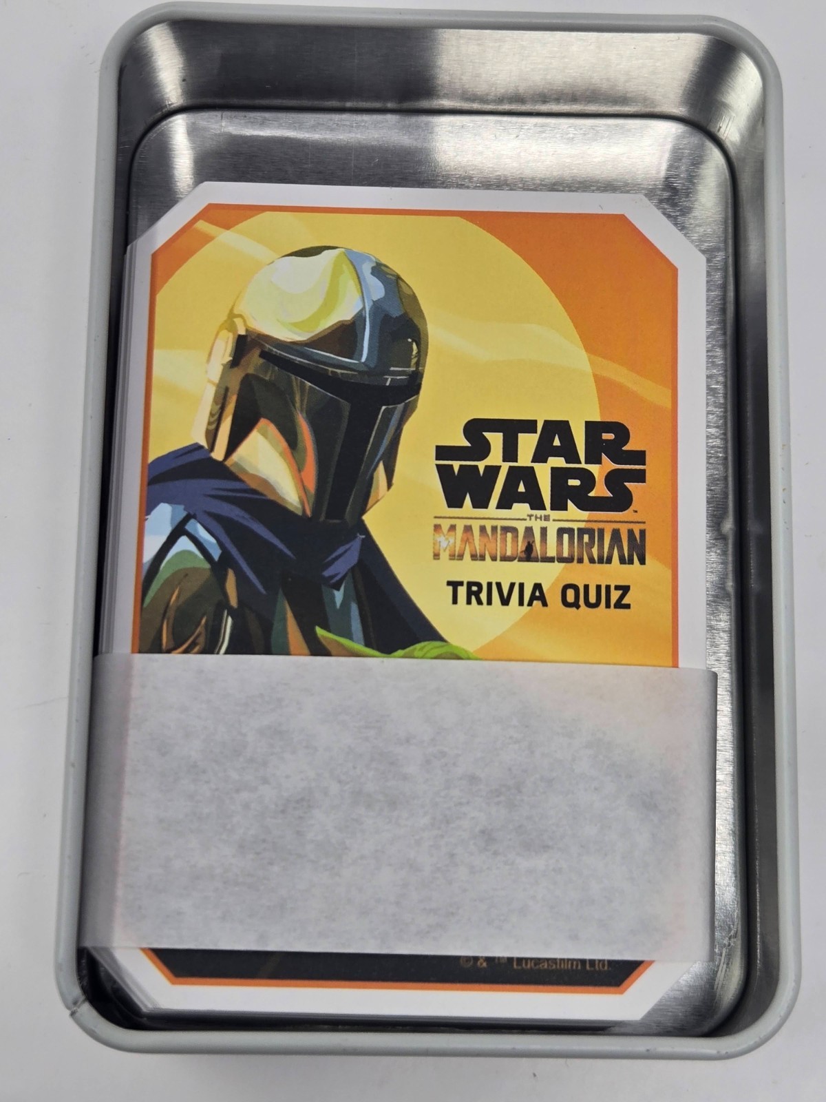 Disney Star Wars The Mandalorian 100 Question Quiz Card Game Baby Yoda Grogu