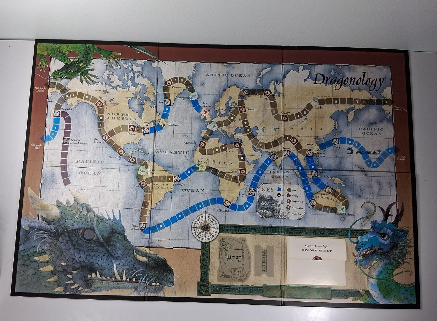 Dragonology The Game COMPLETE Sababa Toys Board Game 2008