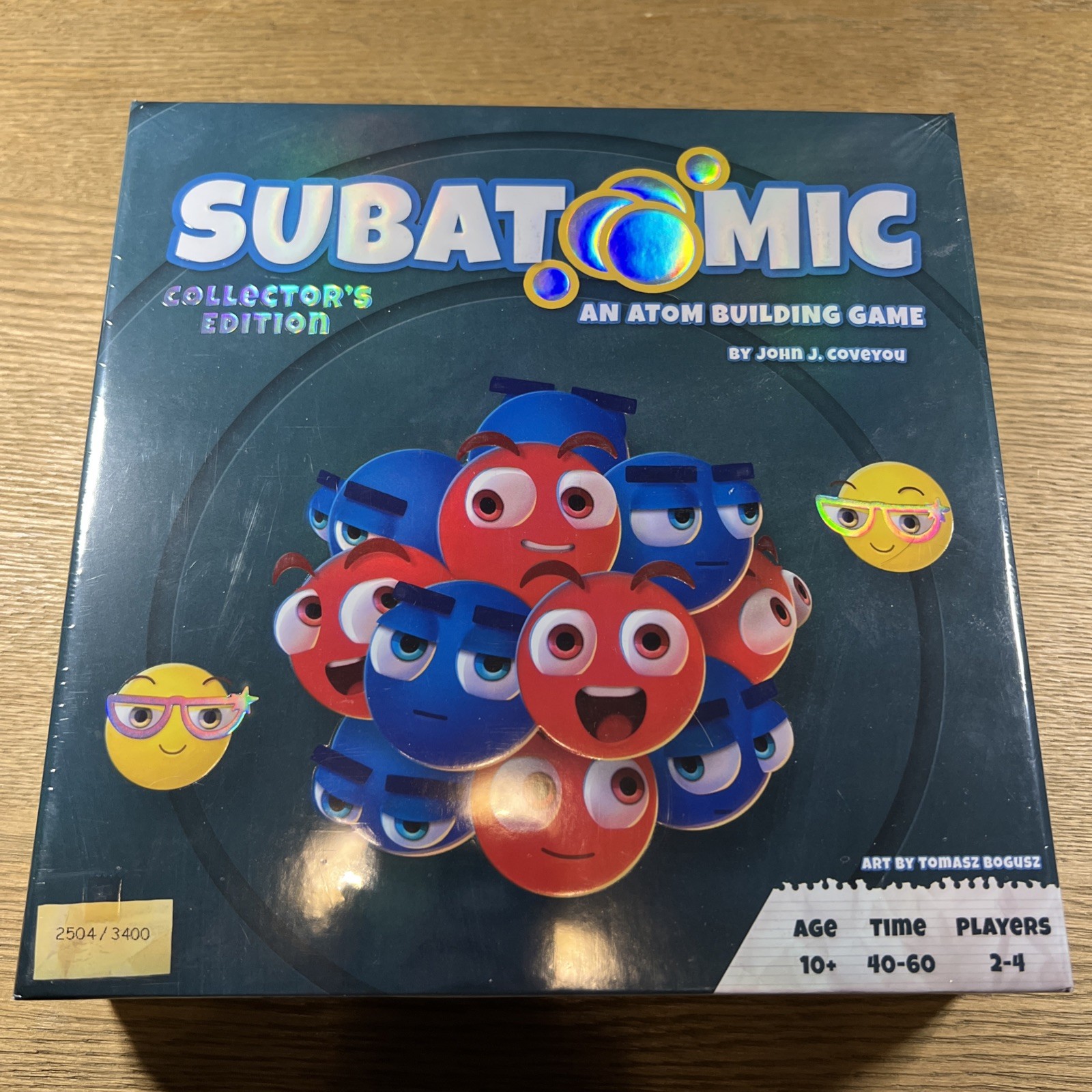 Subatomic An Atom Building Game Genius Board games STEM Collector’s Edition New