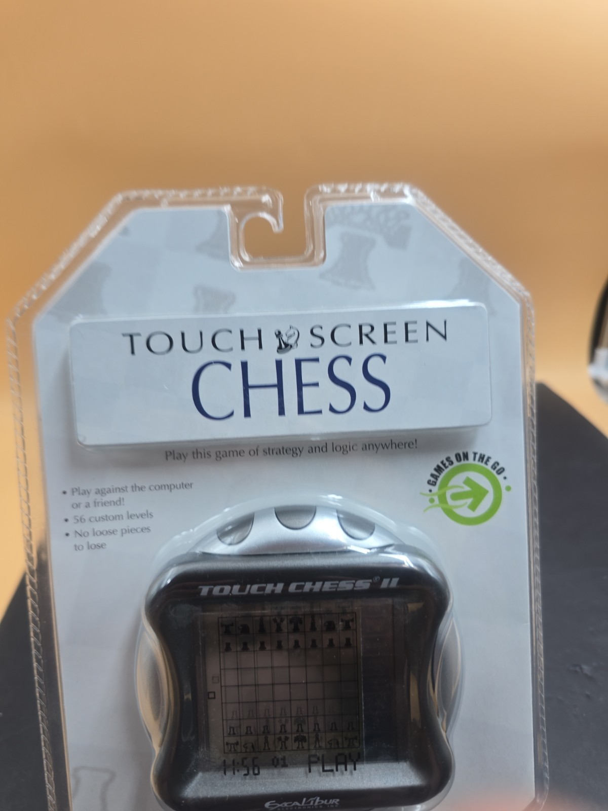 Excalibur Electronics Touch Chess II NIP Handheld Electronic w/Touch Screen.