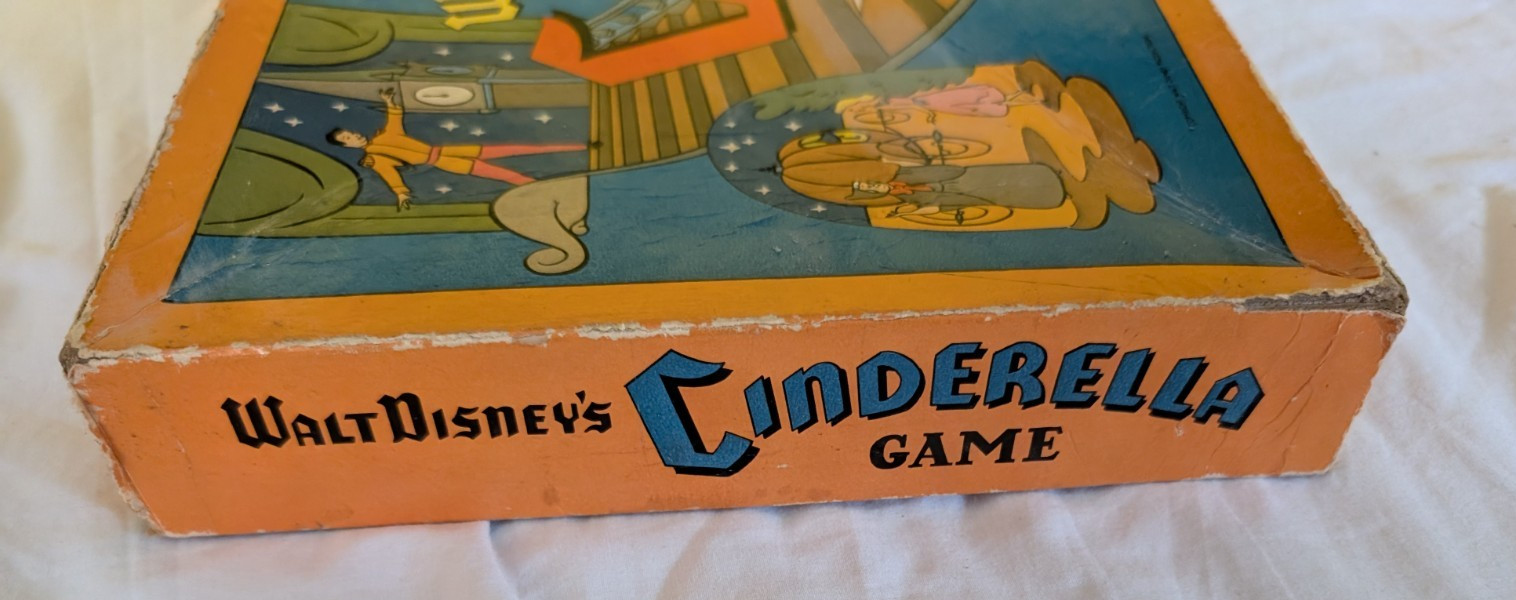 Parker Brothers Walt Disney’s Cinderella Board Game 1950s