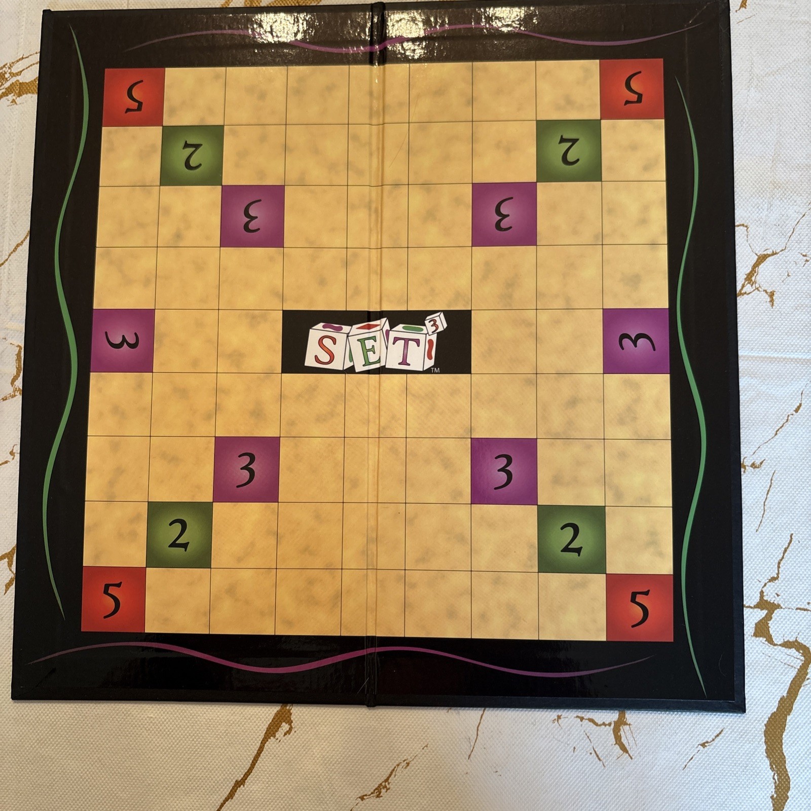 SET Cubed Abstract Strategy Dice Game SET Enterprises 2007 100% Complete
