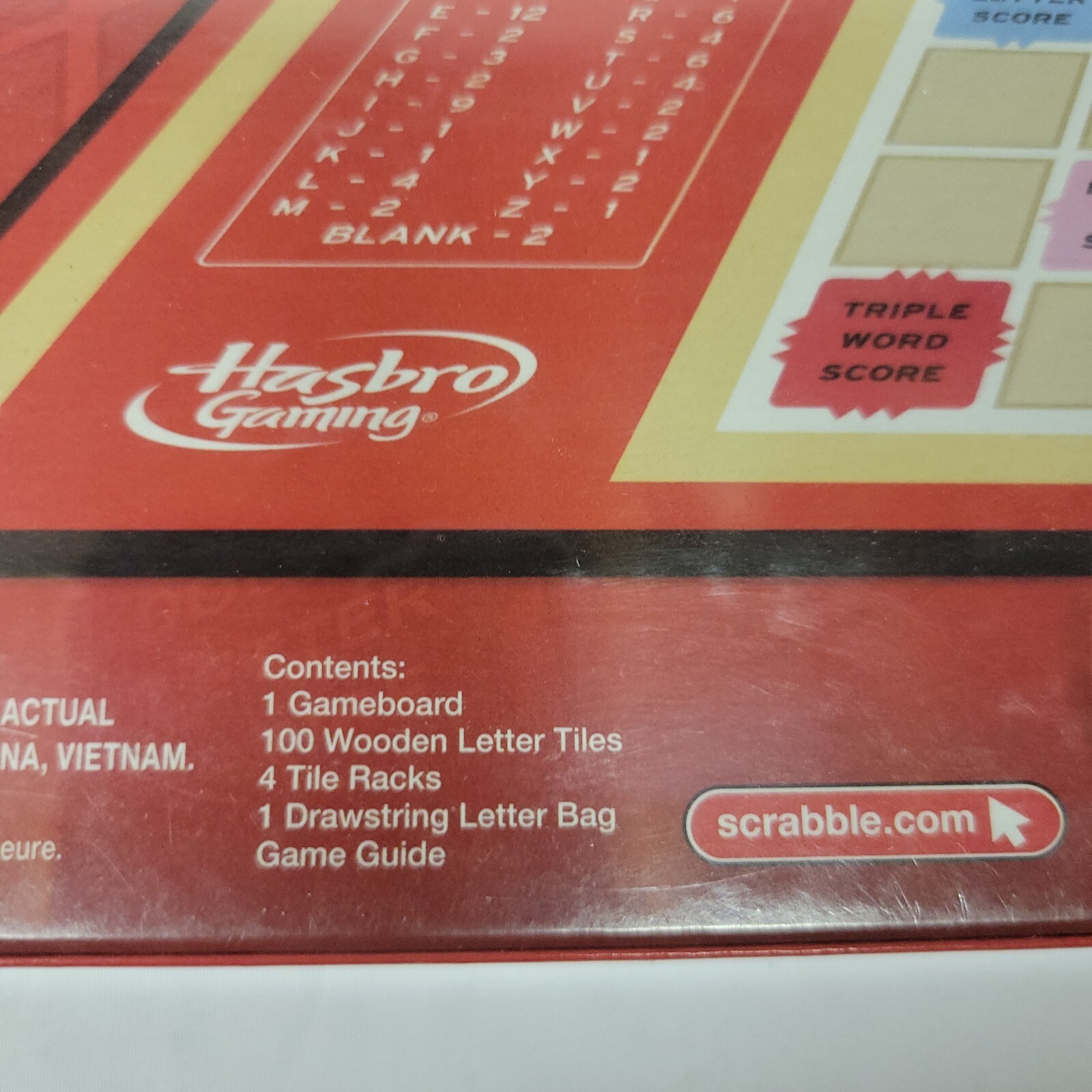 Scrabble Crossword board Game 2013 brand new sealed every letter counts fun! XYZ