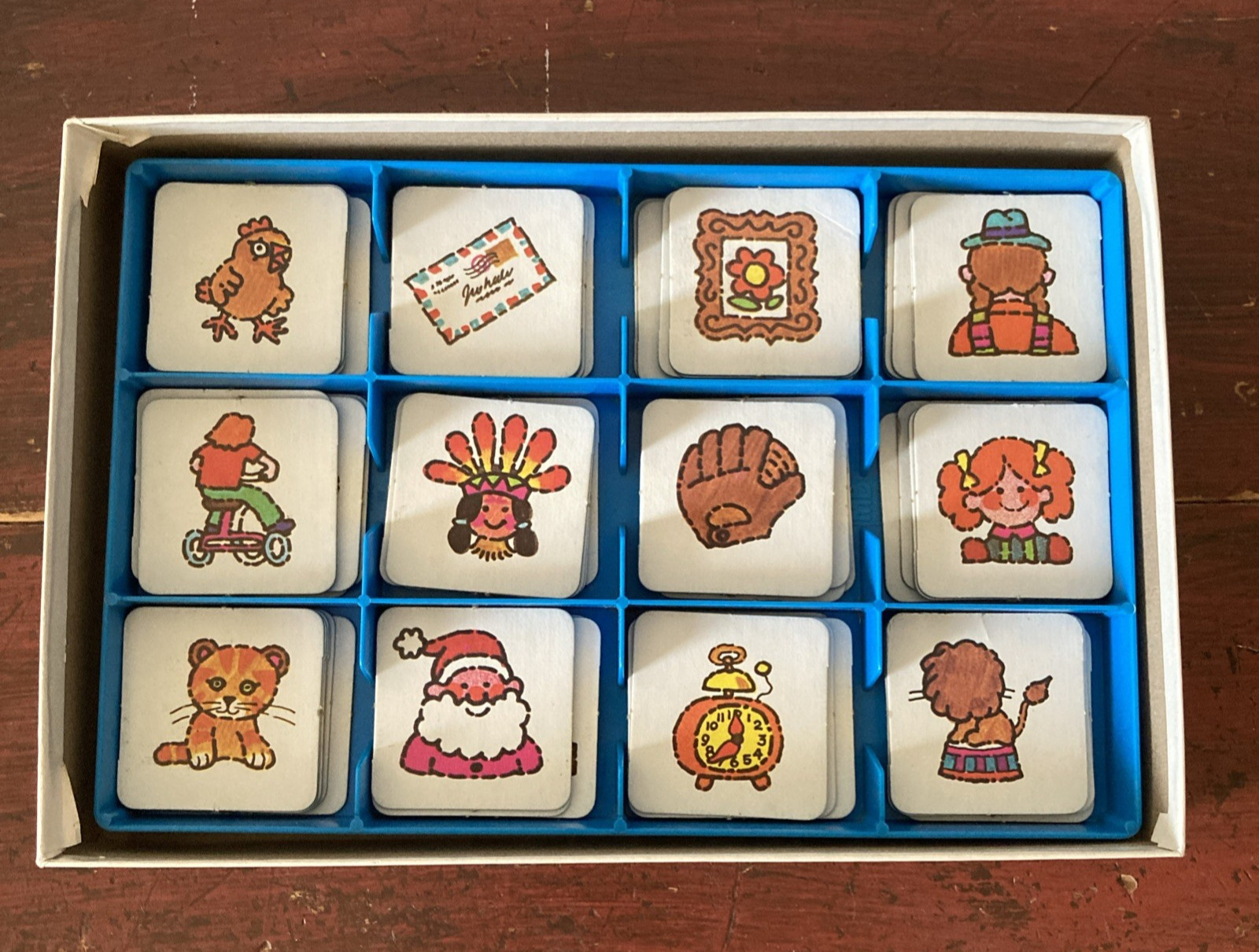 Vintage 1980 Memory Matching Card Game FRONTS And BACKS Complete All 72 Cards