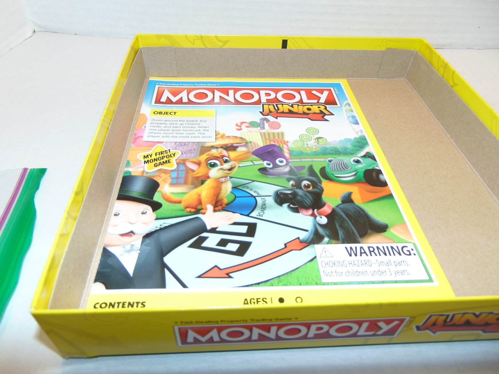 Hasbro Monopoly VINTAGE Junior Jr Game My First Monopoly