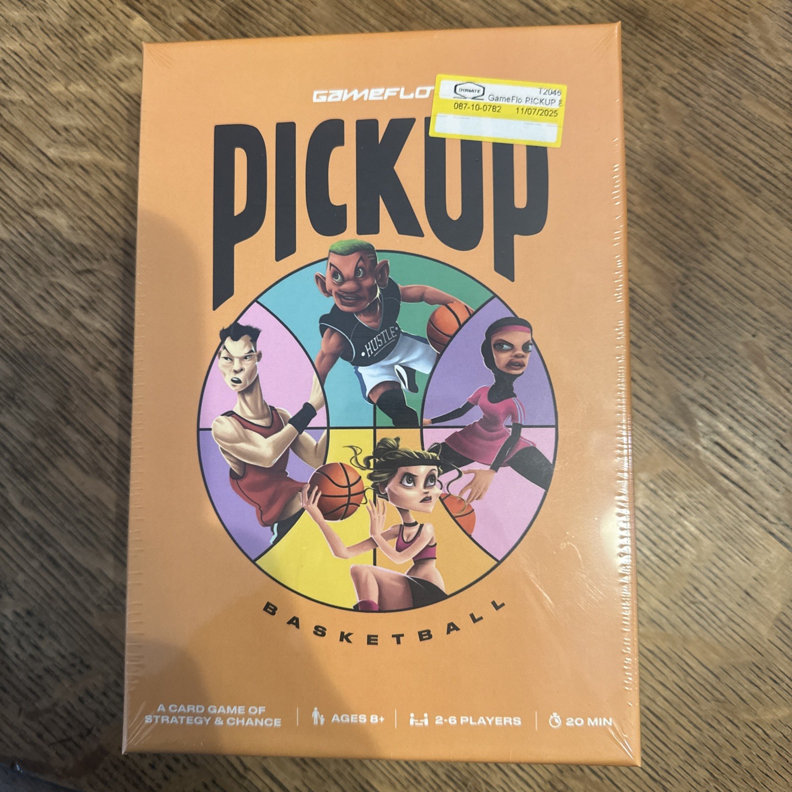 Gameflo Pickup Basketball Card Game Of Strategy Ages 8+ 2 – 6 Players NIP Sealed