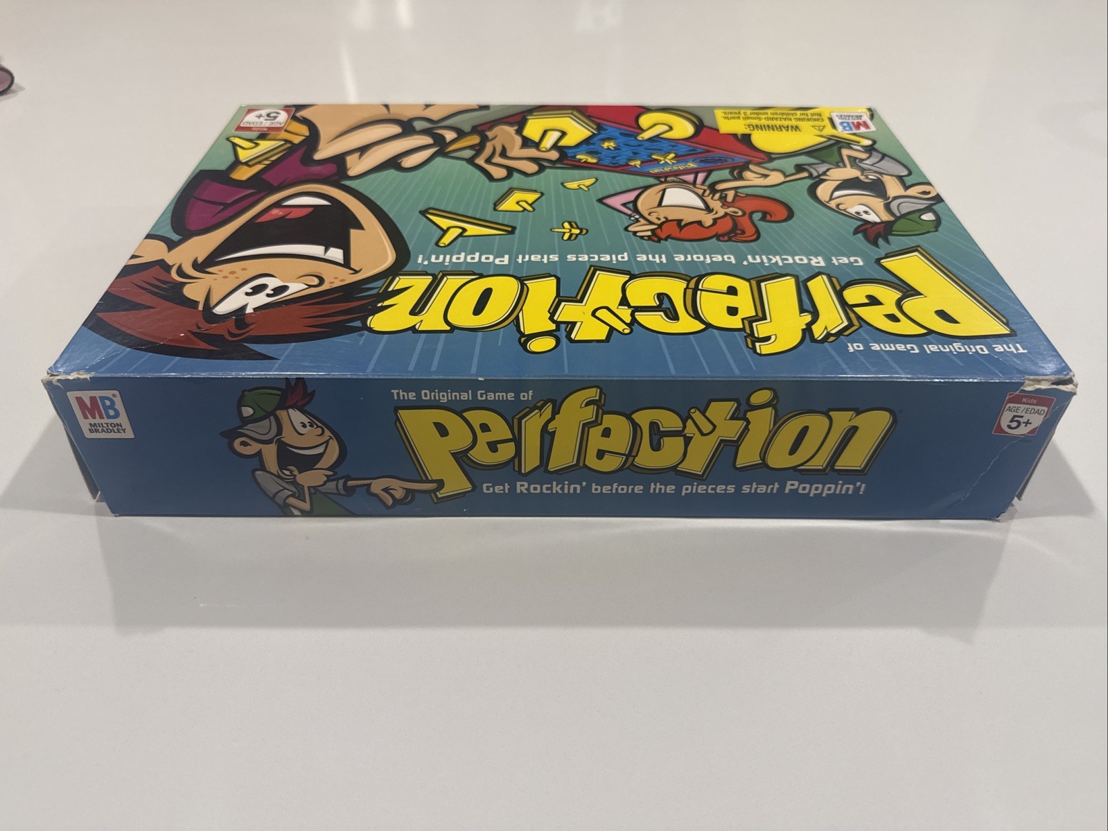 2006 Perfection Board Game Complete Tested Working Hasbro MB w/ Box Instructions
