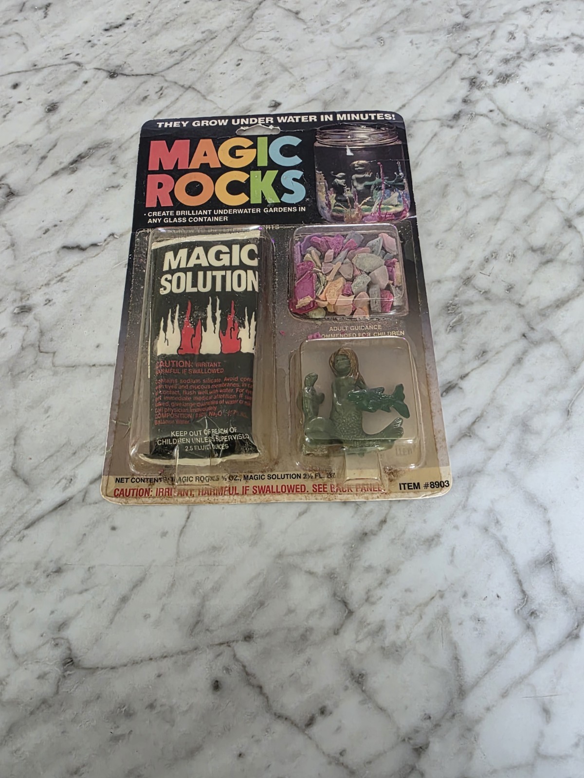 Vintage 1988 Avalon Magic Rocks Kit #8903 Mermaid Figurine Sealed NOS Craft…