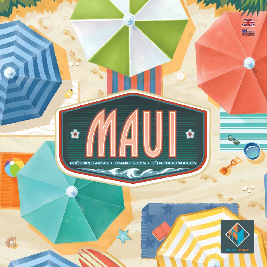 Maui Board Game Next Move Games NMG60100EN Family Tile Towel Beach