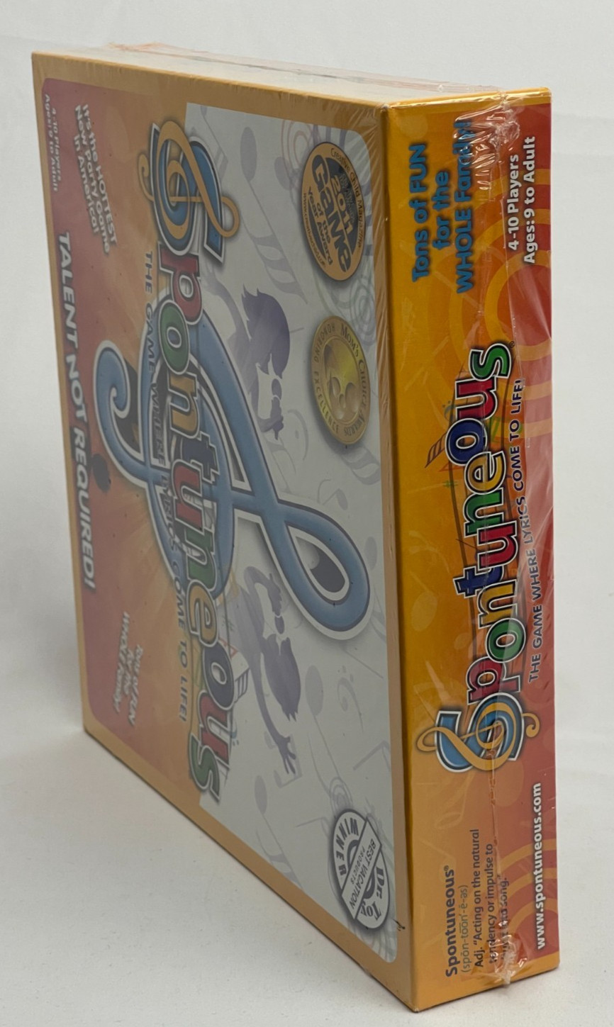 SPONTANEOUS The Board Game of LYRICS and SONGS Music Lovers – NEW