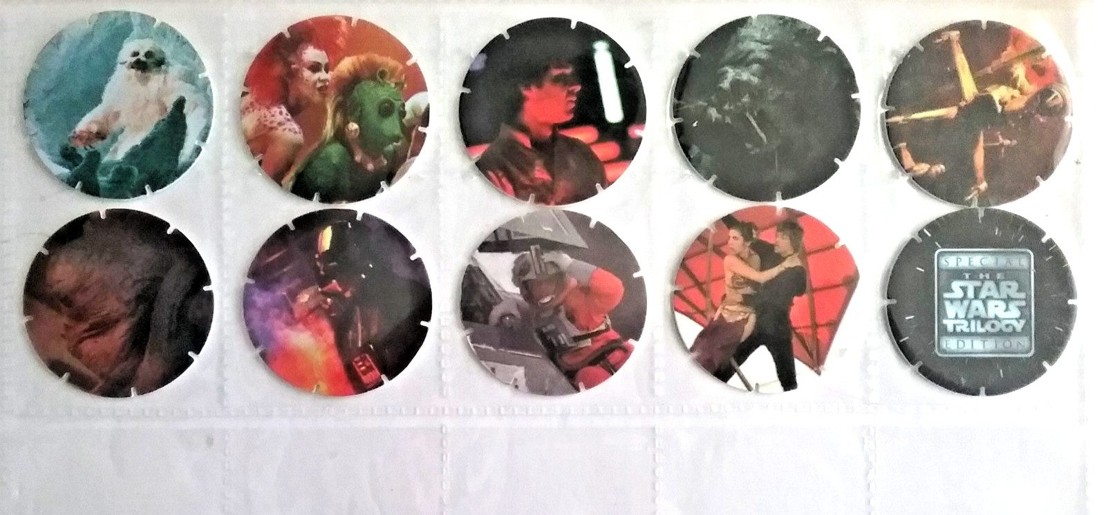 Star Wars Trilogy COMPLETE SET of 50 Walkers Tazos Pogs 1996