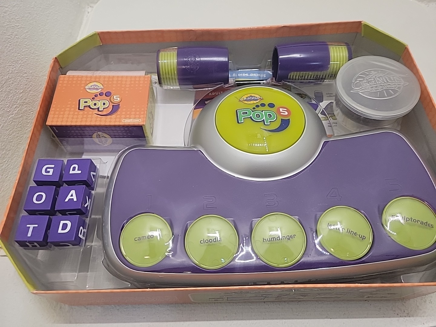 Cranium Pop 5 Adult Pop Culture Console Trivia Game Factory Sealed 2006 4 Player