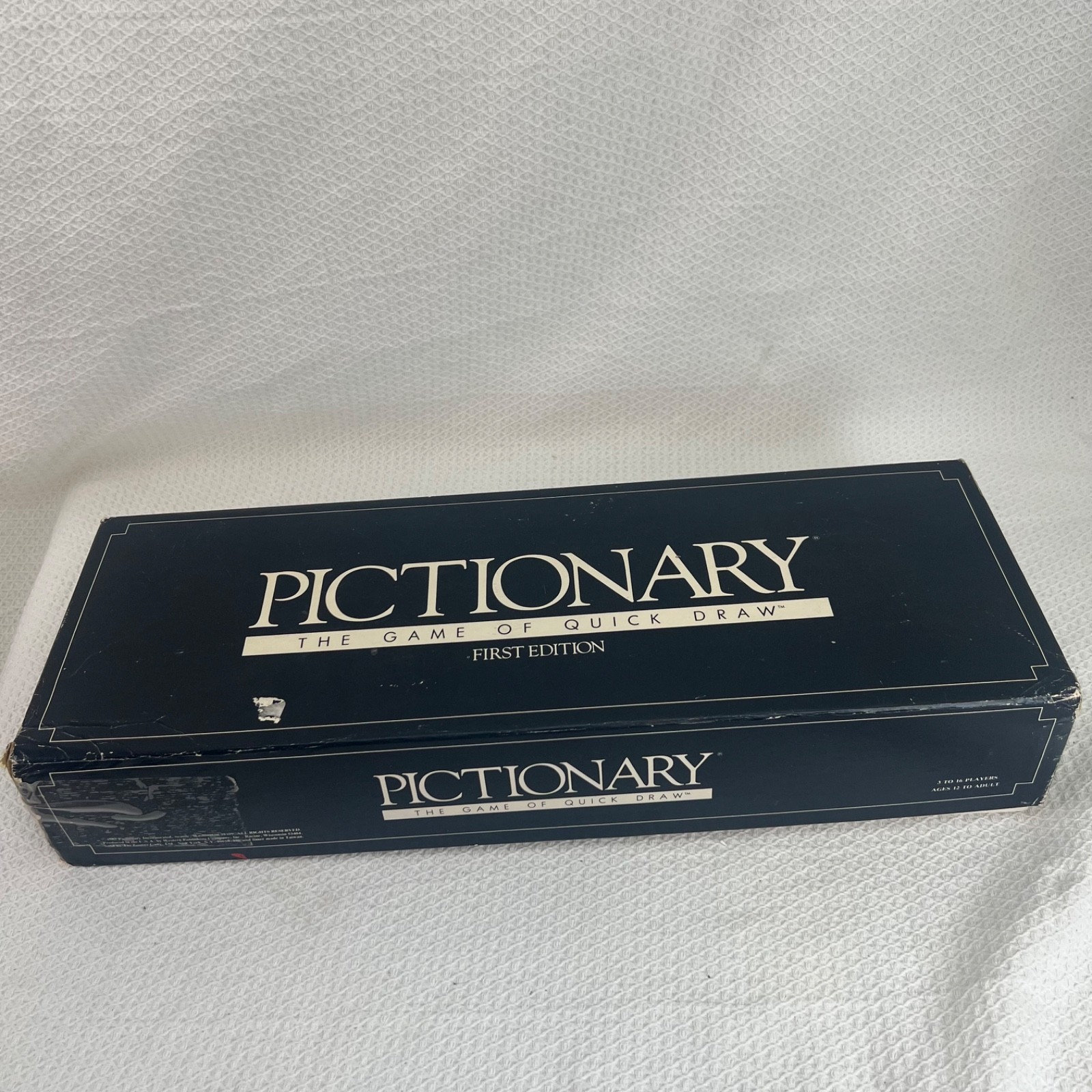 Pictionary First Edition Board Game Complete Vintage 1985 Quick Draw Family Game