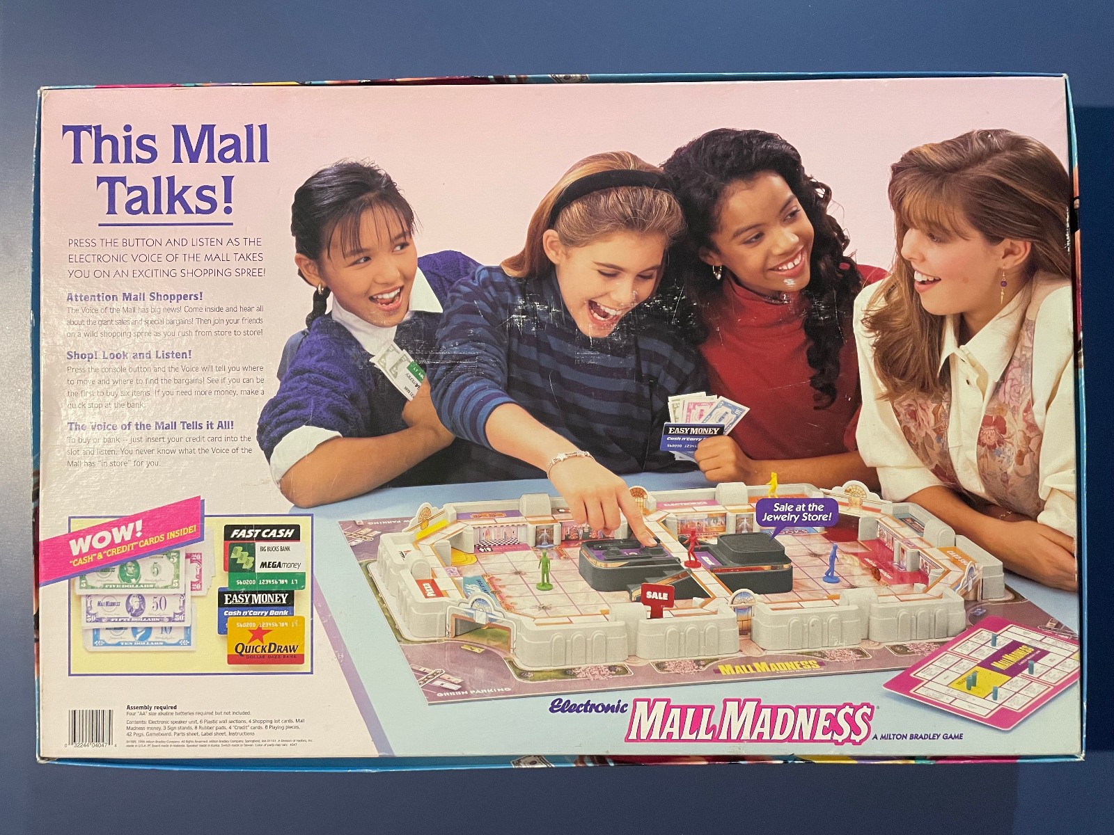 1996 Electronic Mall Madness COMPLETE NEW Open Box Milton Bradley