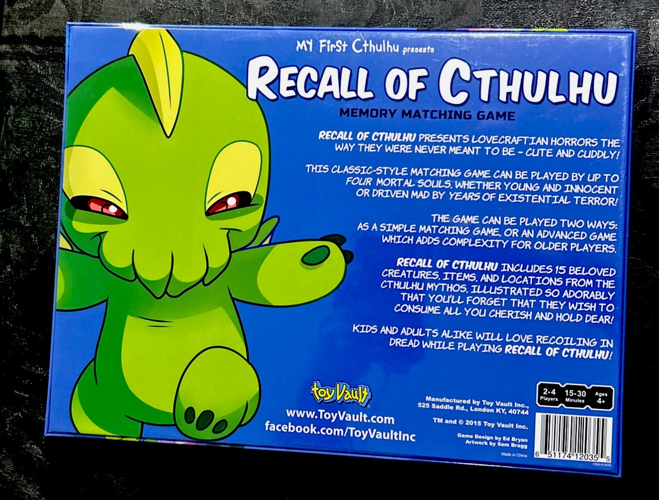 Recall of Cthulhu: A Children’s Memory Matching Game