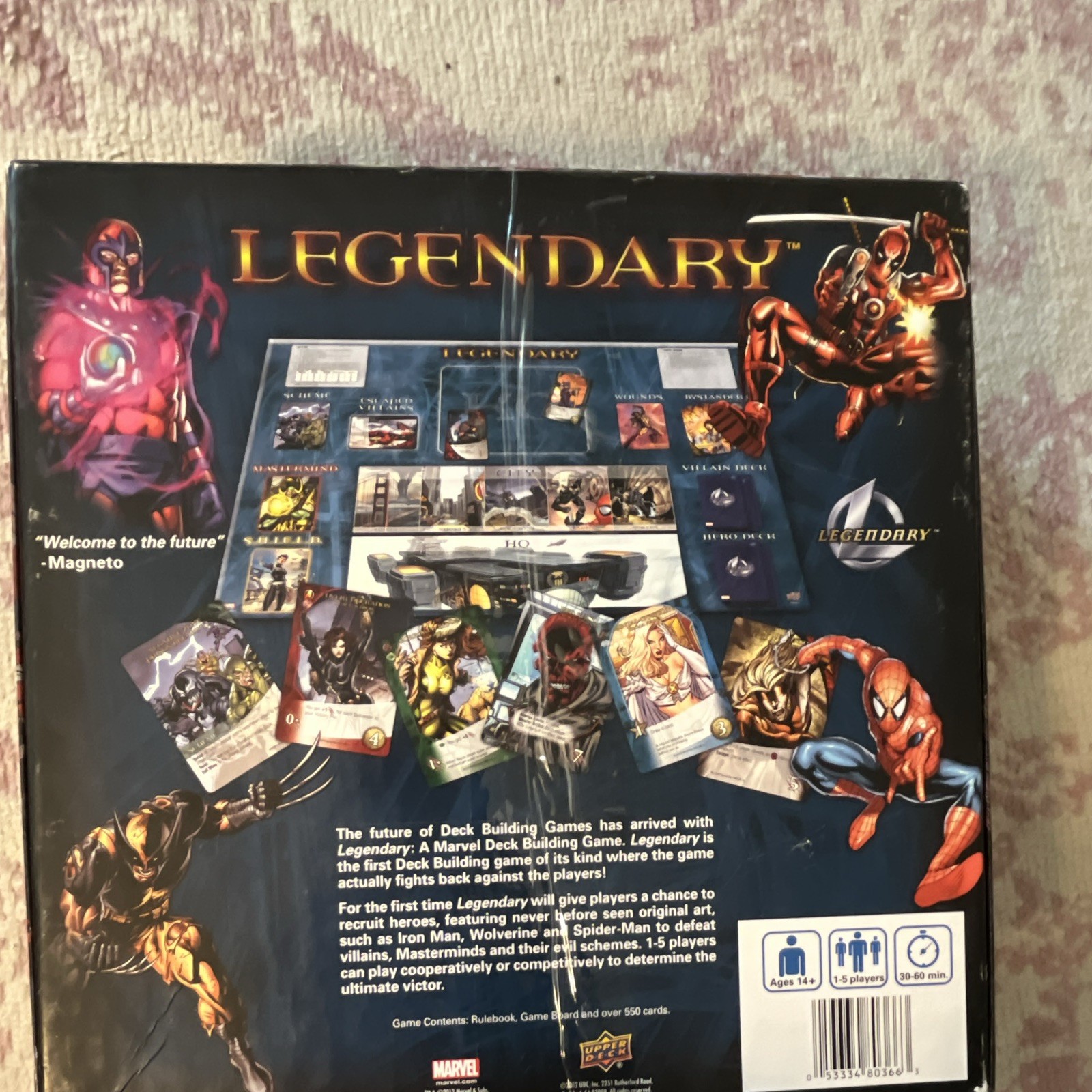Marvel Legendary Deck-Building Game Complete Game, 2+ Players, Ages 12+