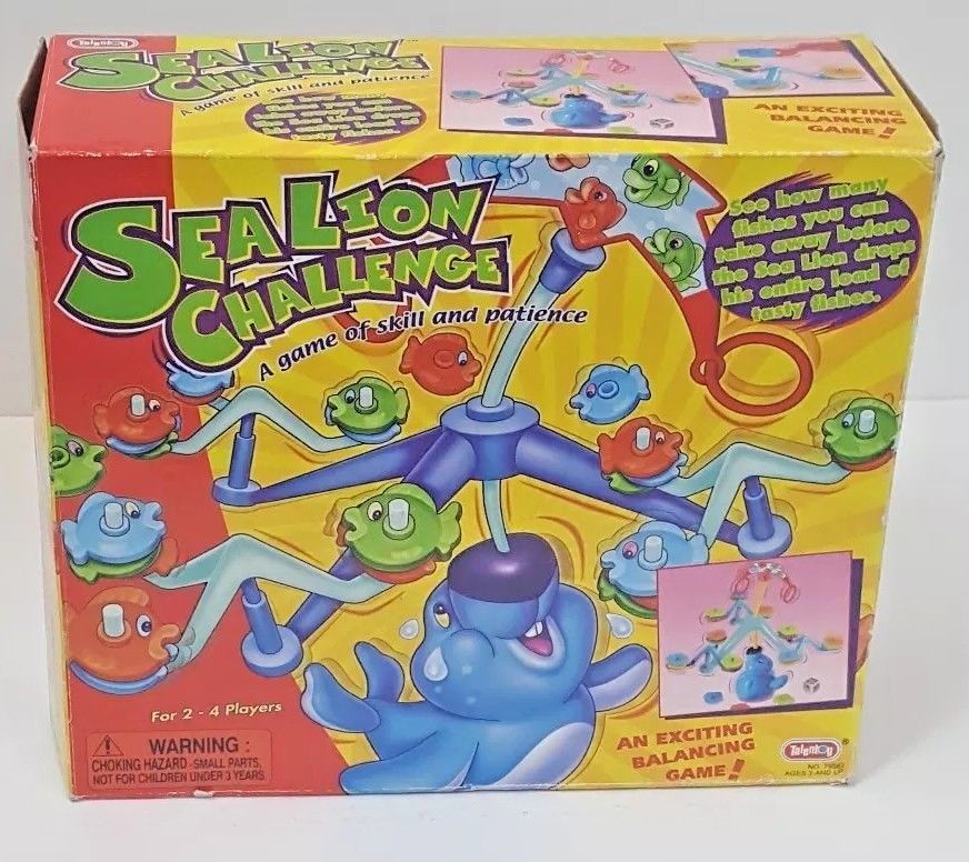 Sea Lion Challenge Balancing Game 2006 Talentoy Rare HTF