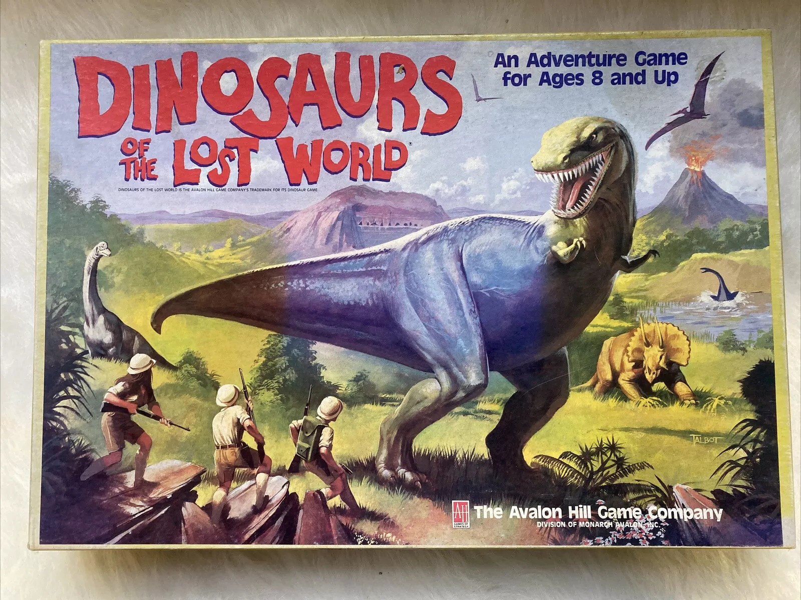 1987 Dinosaurs of the Lost World Boardgame AH Avalon Hill Game Company~EUC
