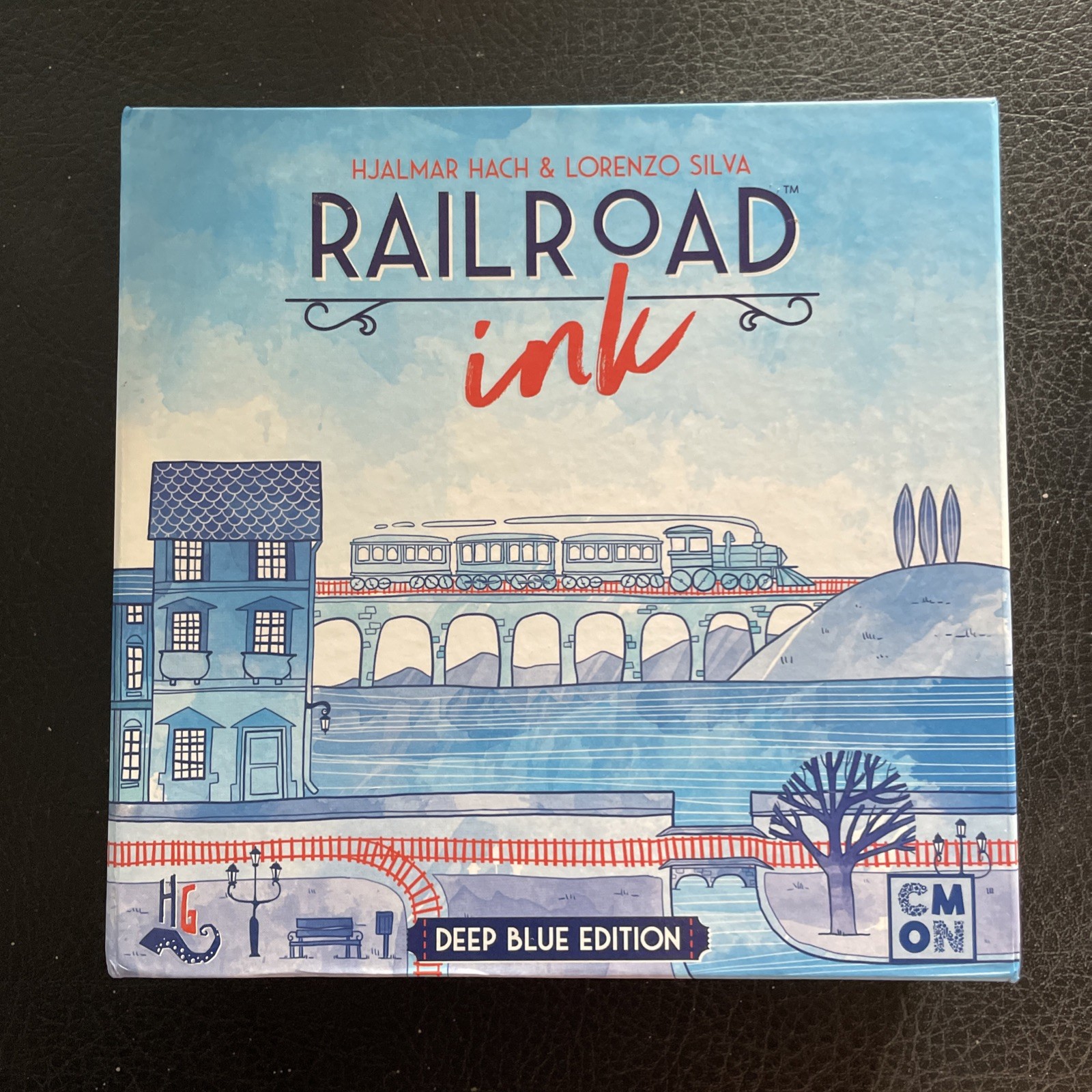 Horrible Guild Board Game Railroad Ink – Deep Blue Ed Box Fair/NM