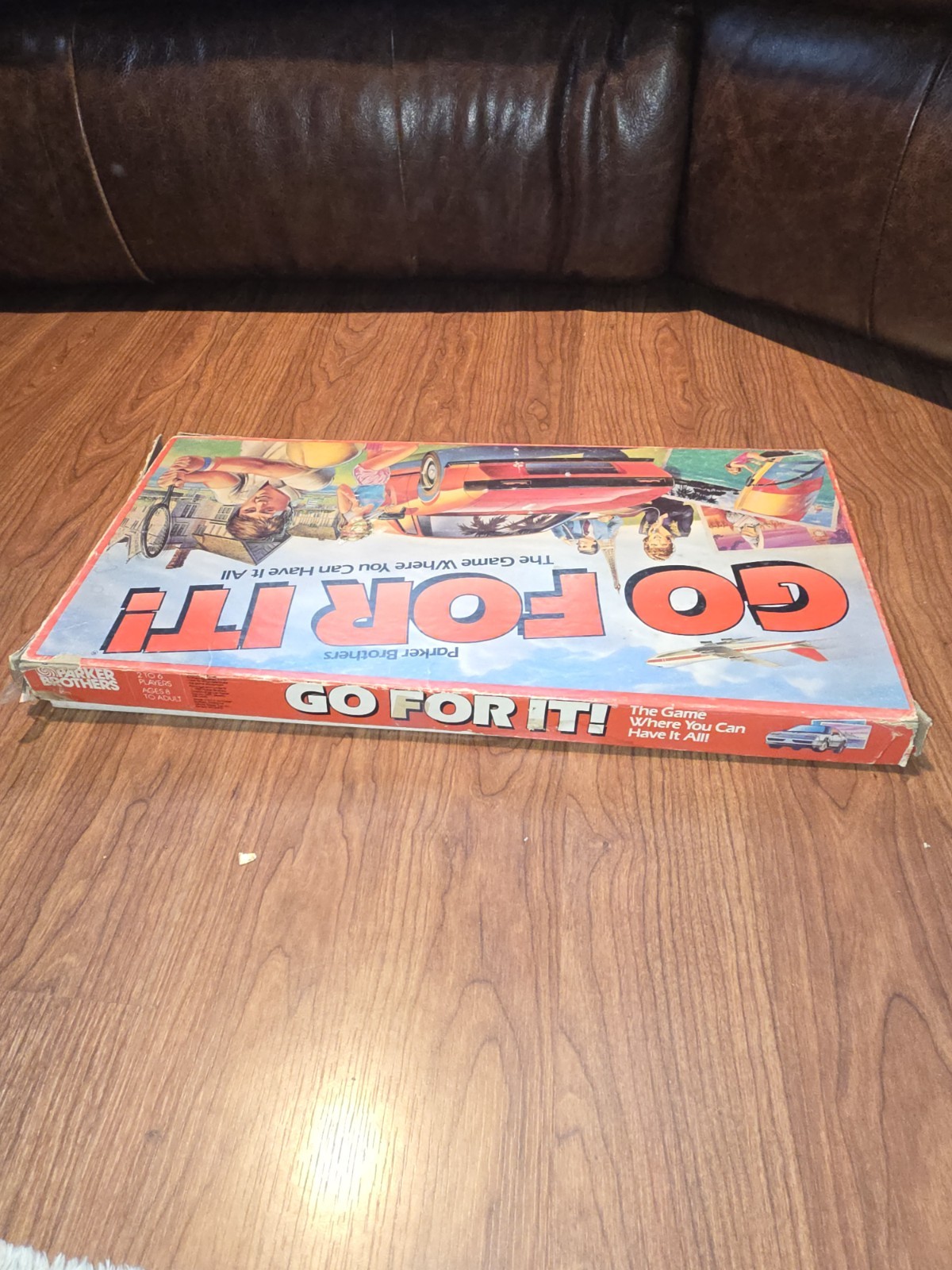 Parker Brothers Go For it Board Game Vintage 1986 Mostly Complete See Pics