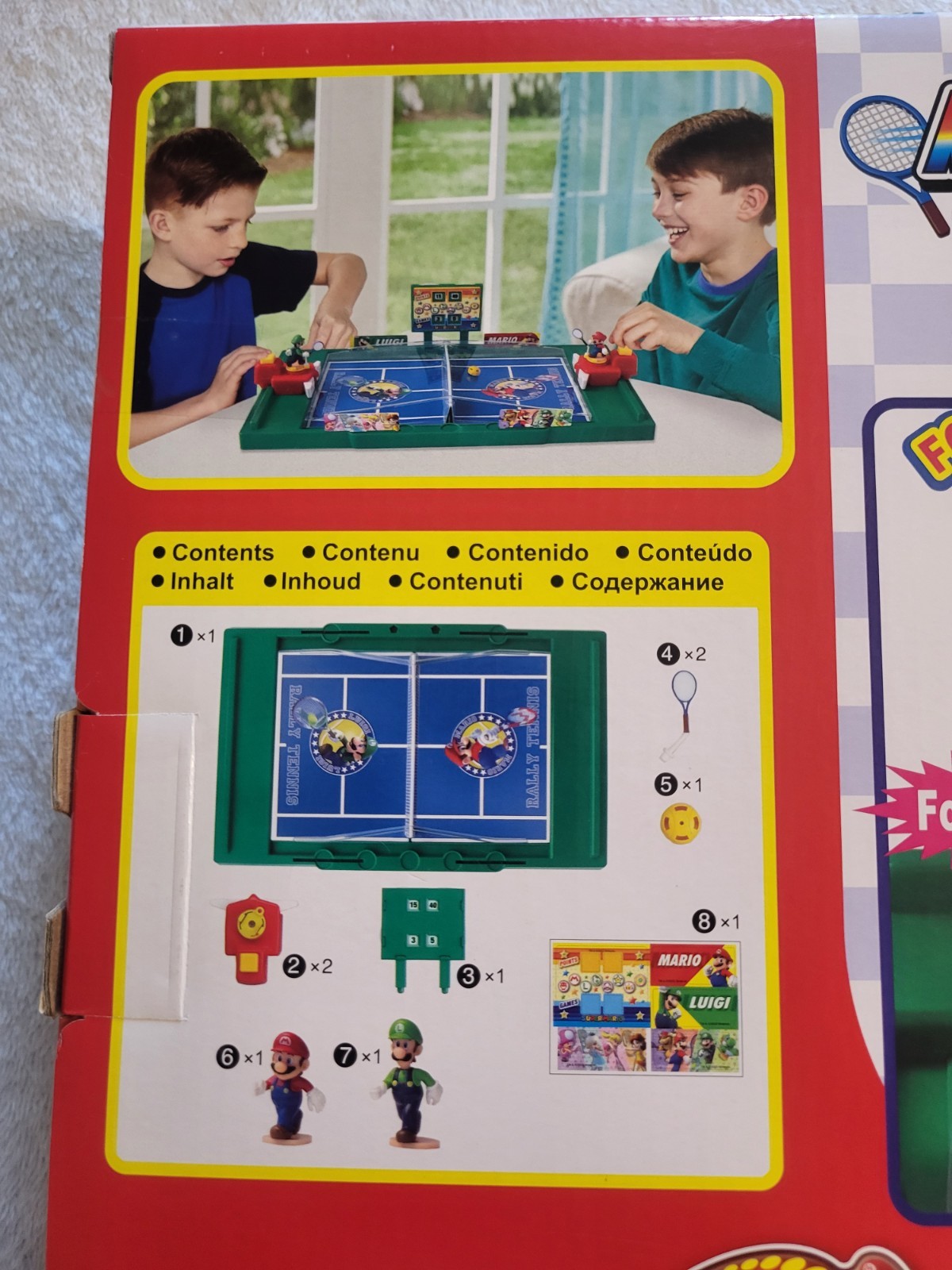 Nintendo Super Mario Rally Tennis Action Table Game NEW Japanese Import Epoch