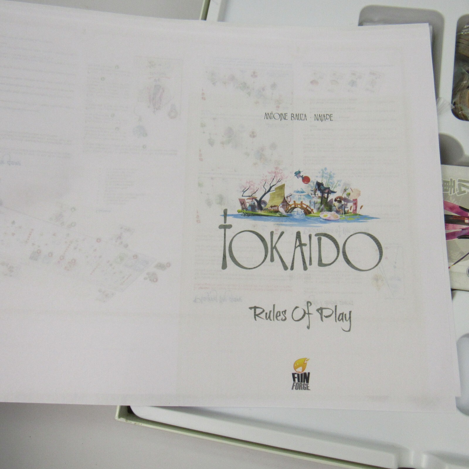TOKAIDO Game Antoine Bauza Fun Forge – Missing One Coin and Original Manual