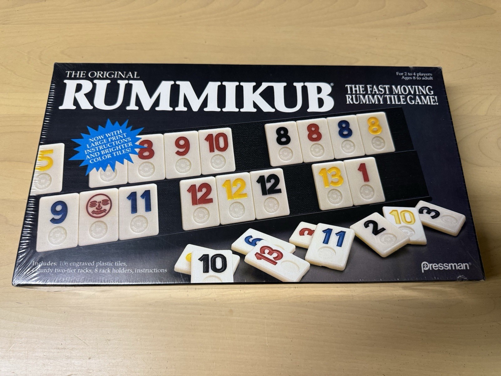 Vintage The Original Rummikub Game Rummy Tile Pressman 1990 Brand New Sealed