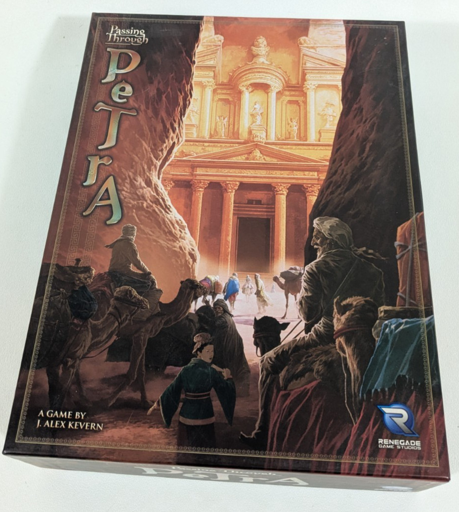 Passing Through Petra Board Game Renegade Studios Great Family Euro Strategy