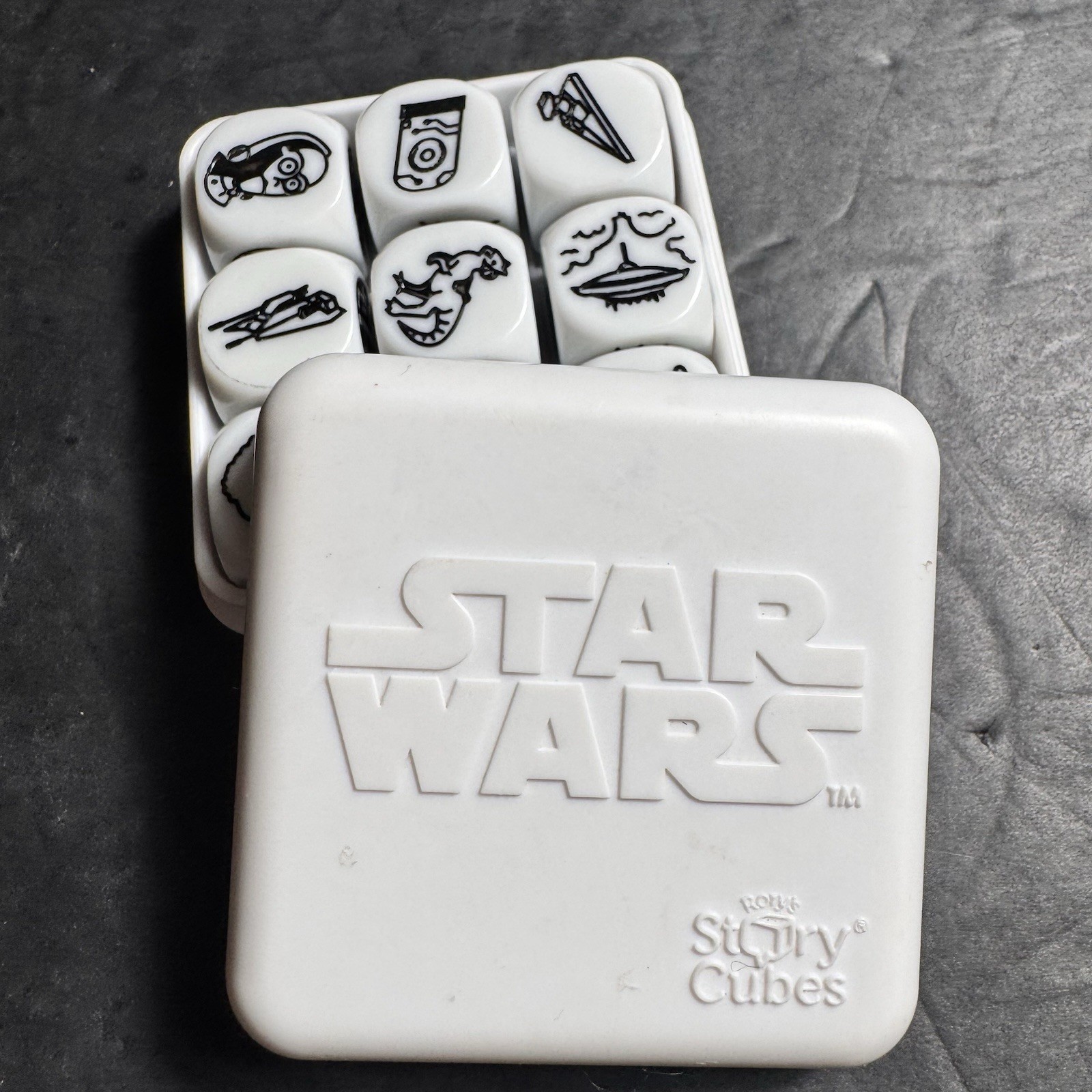 Rory’s Story Cubes Star Wars Dice Game 9 Storytelling Dice w/ Case Lucasfilm