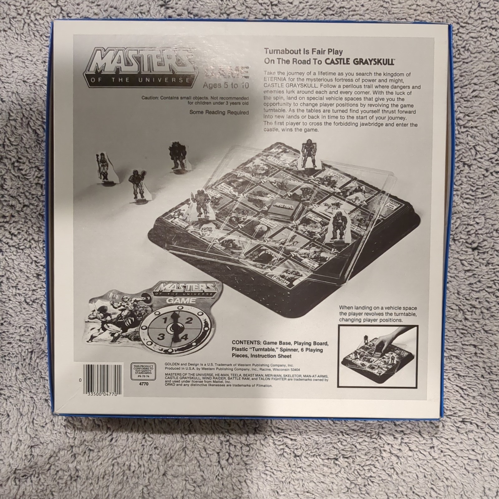 1983 Mattel Masters Of The Universe 3-D Action Game, New in box (NIB)