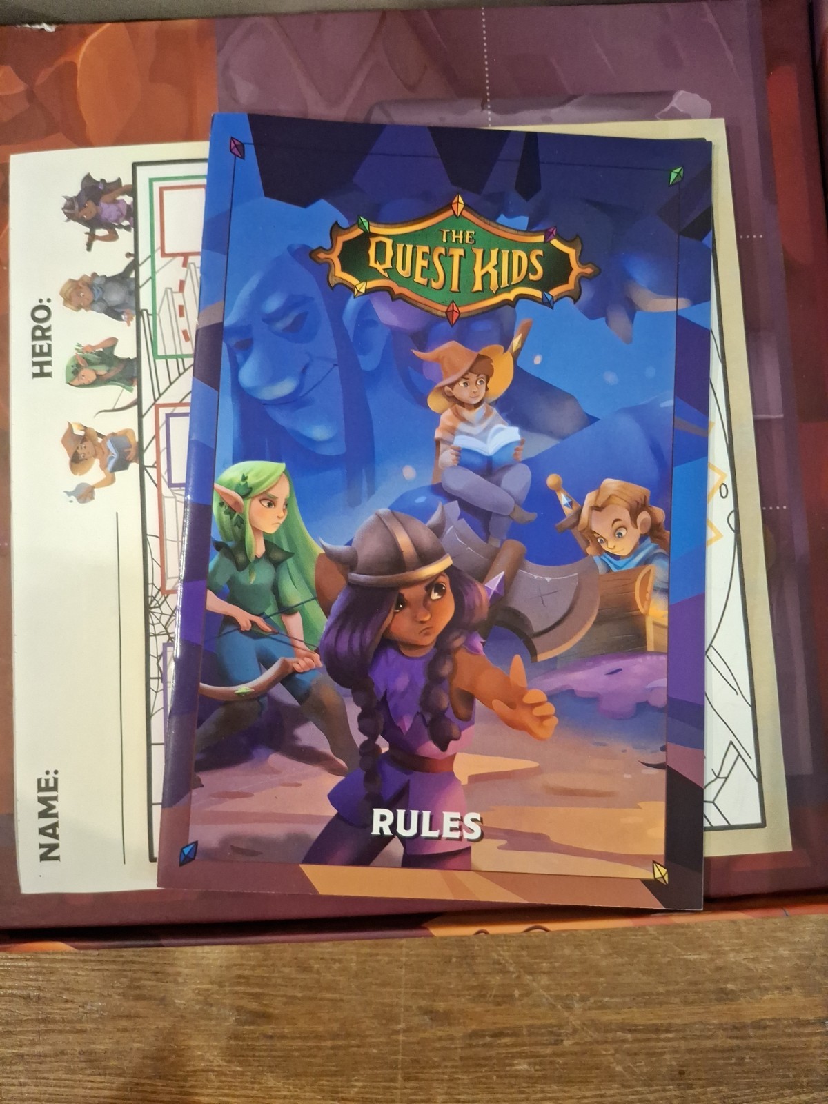The Quest Kids Cooperative Board Game New Family Game 2 To 4 Players 100% Comple
