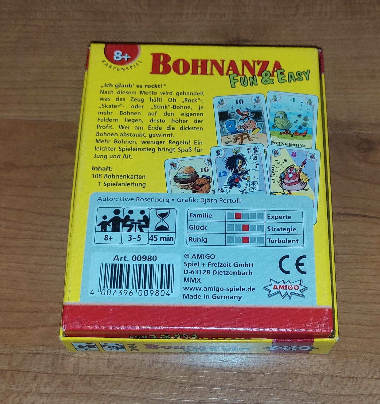 BOHNANZA FUN & EASY – Card Game – Amigo – Complete EXCELLENT CONDITION