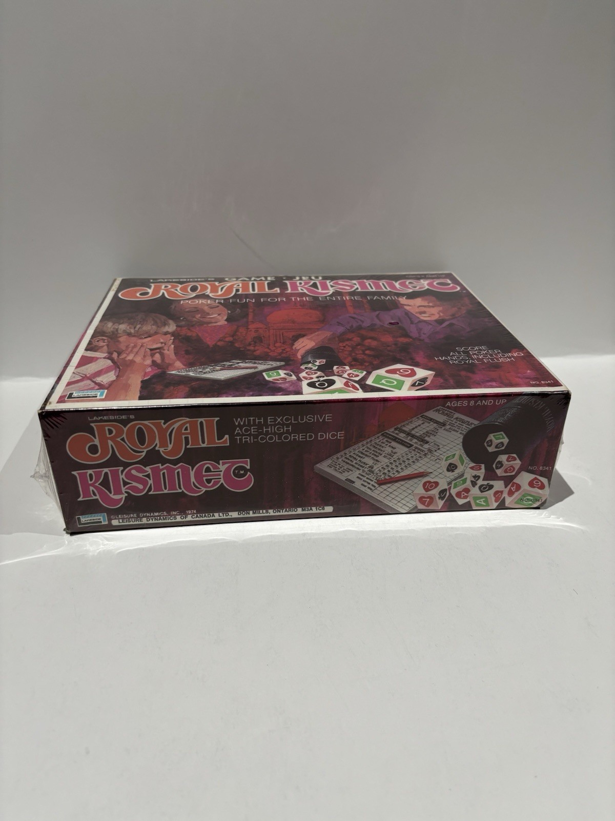 1974 Royal Kismet Poker Dice Game Lakeside Brand New Sealed