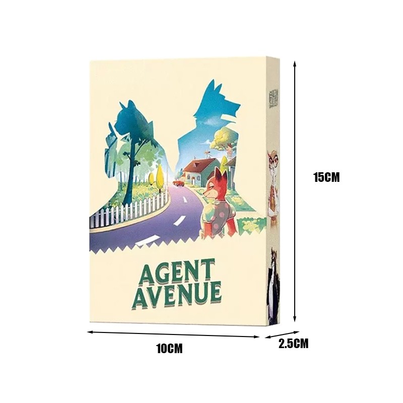 Agent Avenue Board Game Nerdlab Games New Sealed Christian Kudahl