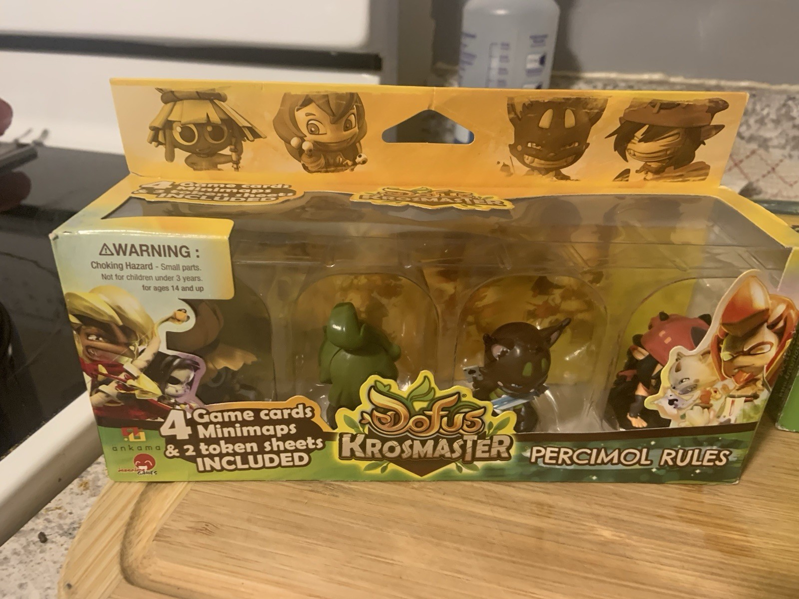 Dofus Krosmaster Set #03 Percimol Rules COMPLETE IN BOX 4x miniatures
