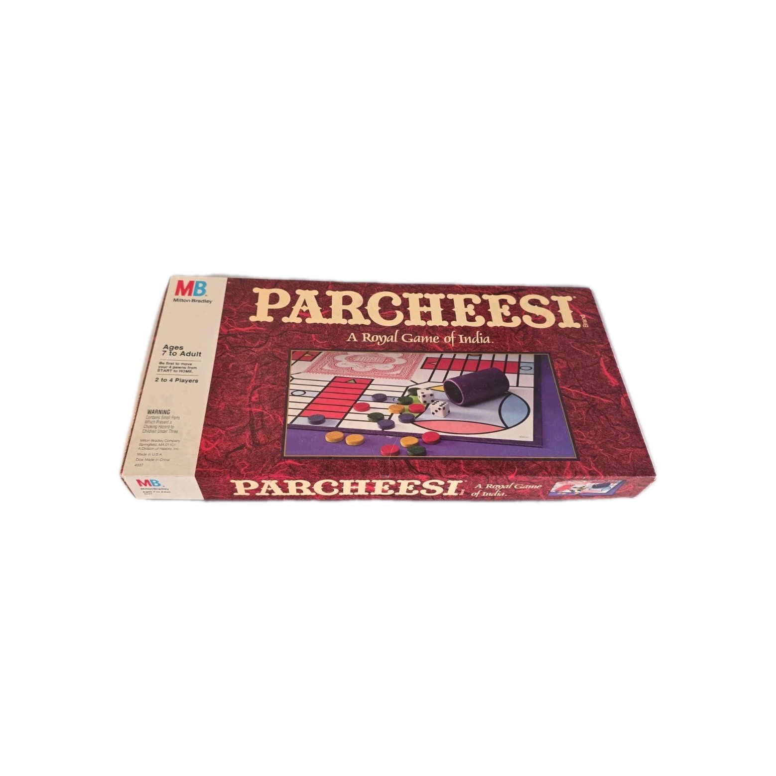 Vintage 1989 Milton Bradley Parcheesi – Royal Board Game of India. 100% Complete